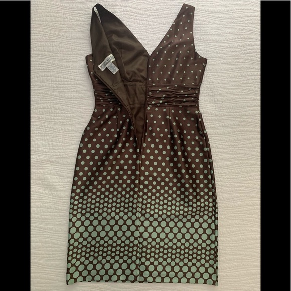 Dress JESSICA HOWARD size 12 color brown and blue - Picture 2 of 3